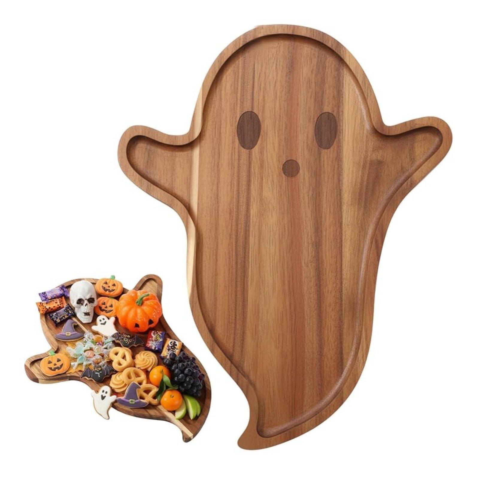 Food Platter Snacks - Serviertablett, Käsebrett, Holzdekoration, Halloween-Dekoration, Essensplatte für