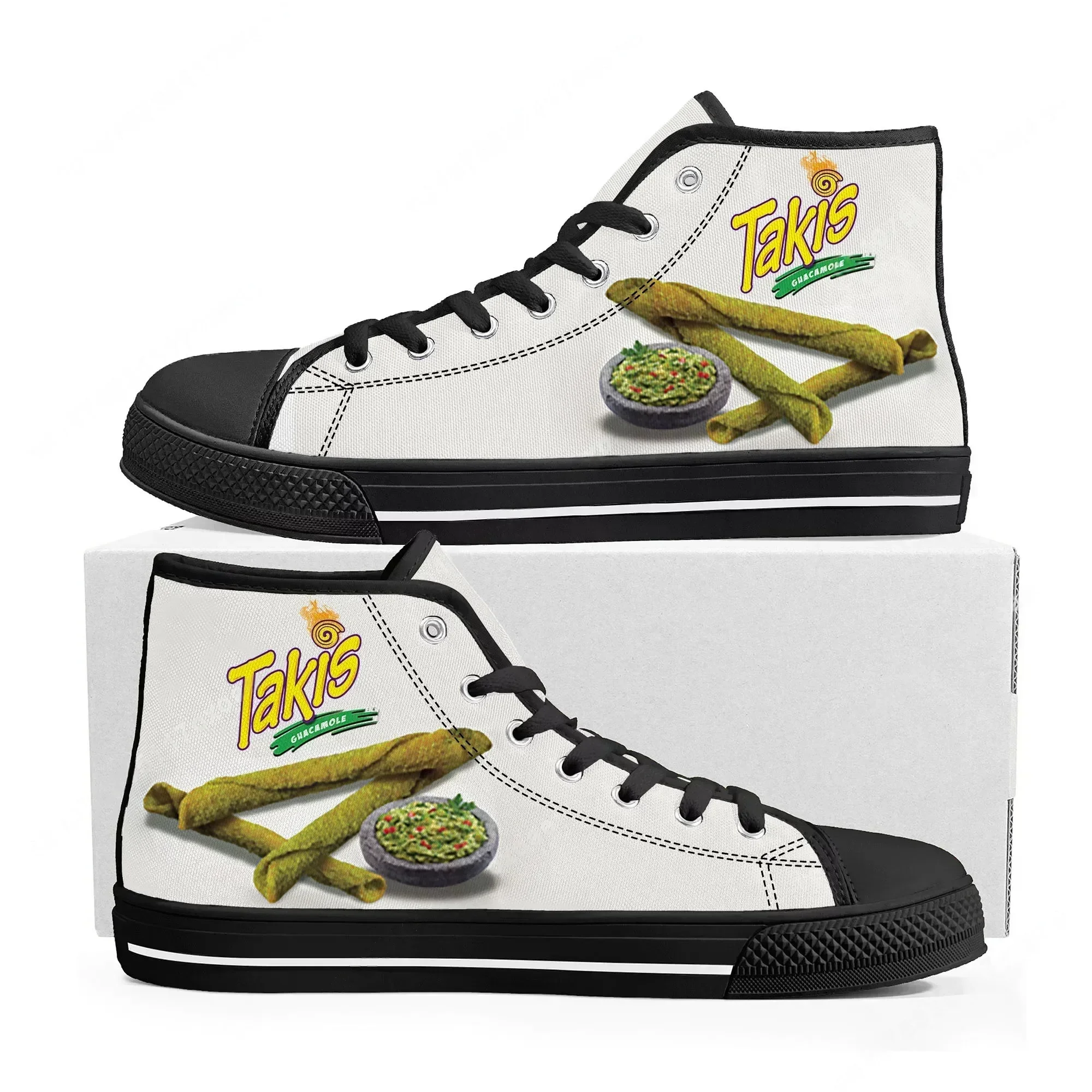 Snacks Food Usa - Lustige Chips-Takis-Food-Snack-High-Top-Sneaker für Herren, Damen, Teenager,