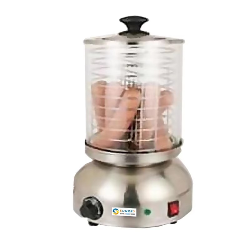 Food Snacks Making Machine - Kommerzielle Automatische Hot-Dog-Zubereitungsmaschine Hot-Dog-Grill-Dampfgarer für Snackbars,