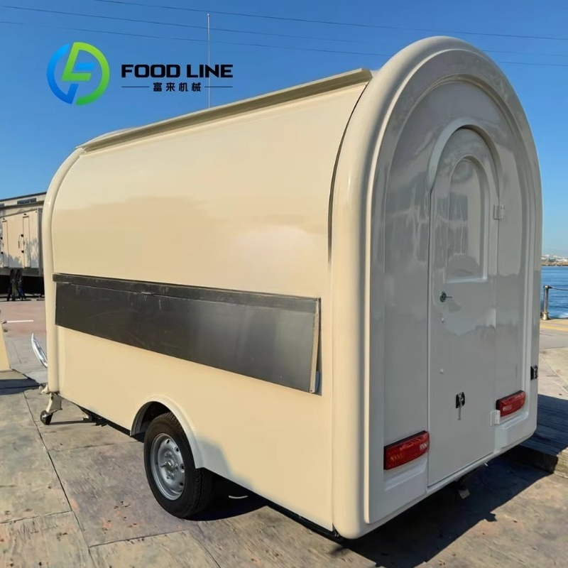 Food Snacks Uk - Maßgefertigter Langlebiger Glasfaser-Foodtruck für UK &