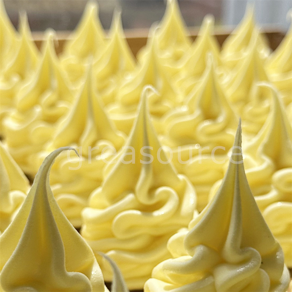 Spicy Food Snacks - Gelato-Eiscreme-Formel, Sommer-Vanille-Geschmack, helle Creme, Vanille-Pads, gekühlter