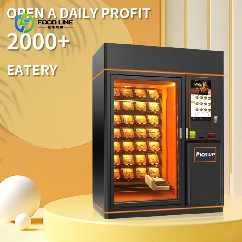 Snacks Food Usa - Maßgefertigter Heißer Imbiss-Verkaufsautomat Fast-Food-Sandwich-Automat mit Snack-