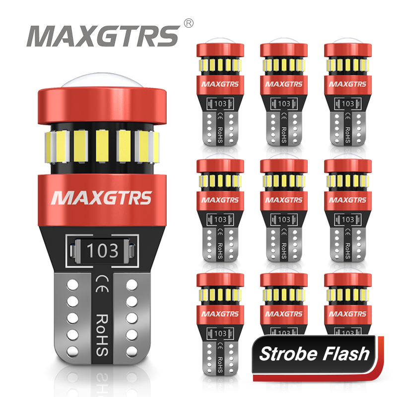 Yellow Food Snacks - 10x Blitzlicht T10 194 168 LED-Birne