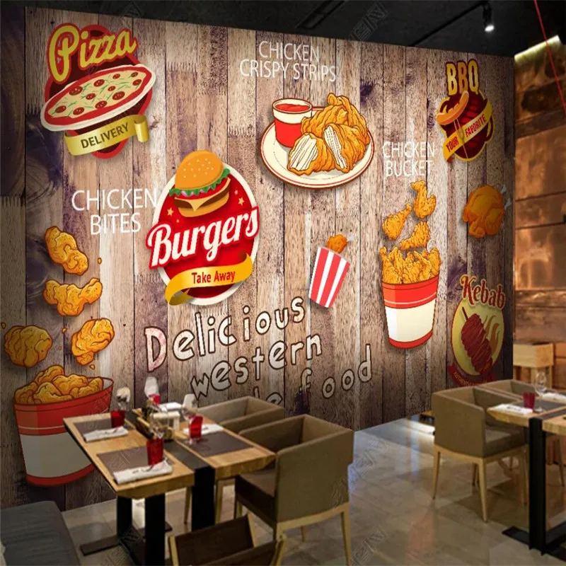 Benutzerdefinierte Fried Chick – Food Snacks Background Bewertung und Preis