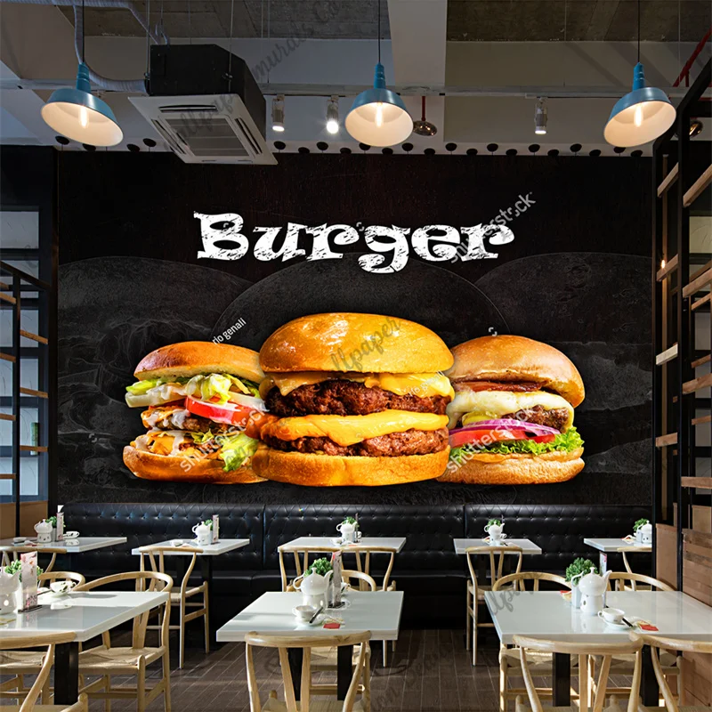 Benutzerdefinierte Burger Foto – Food Snacks Background Bewertung und Preis