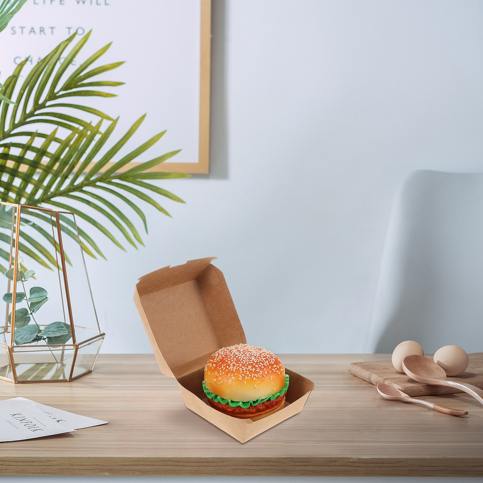 30 Stück Burger-Boxen aus Kraf – Snacks Food Usa Bewertung und Preis