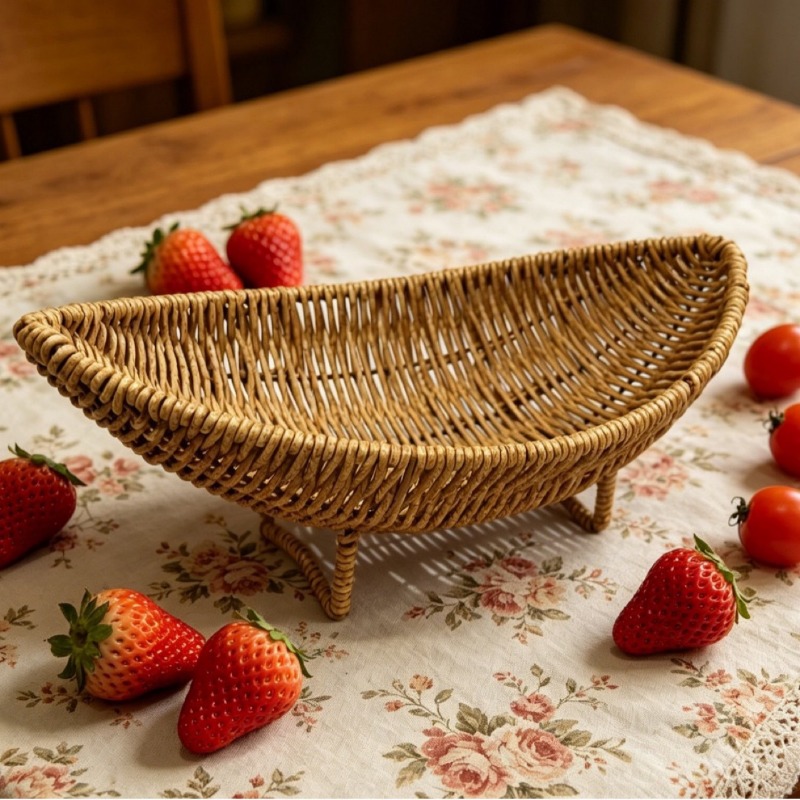 Halbmondförmige Obstschale Kre – Food Platter Snacks Bewertung und Preis
