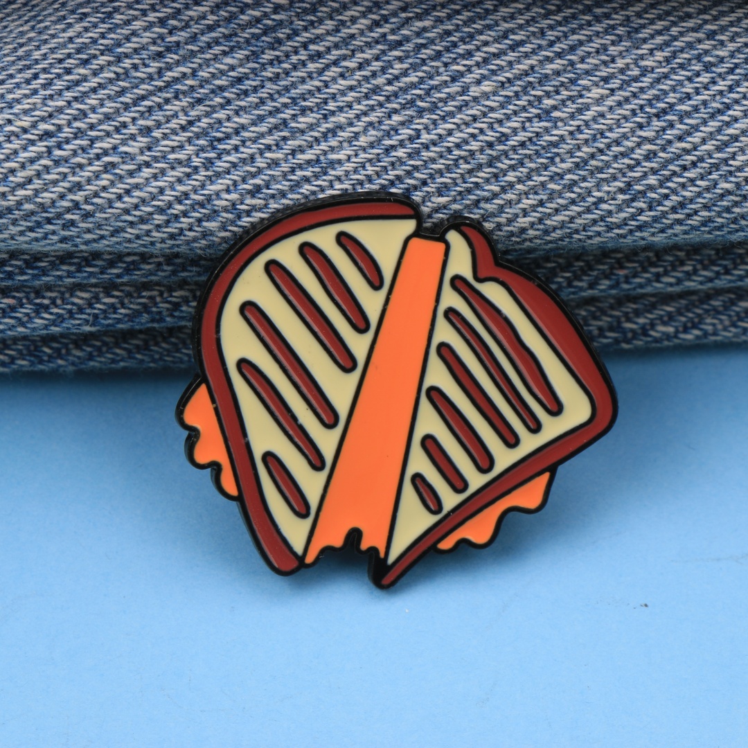 Cartoon-Emaille-Brosche „Grill – Zinc Food Snacks Bewertung und Preis