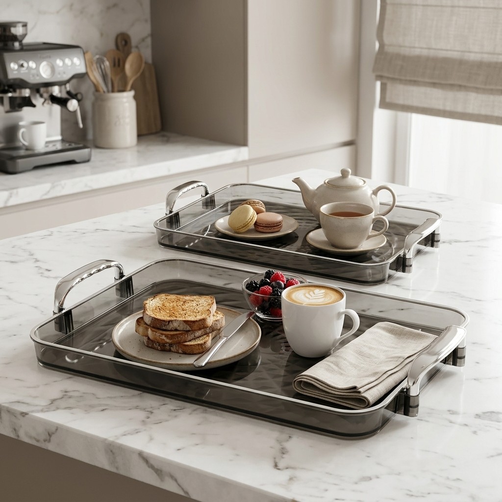 Transparente Kunststoff-Servie – Food Platter Snacks Bewertung und Preis