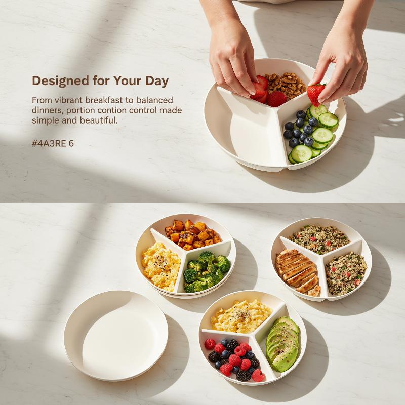 3-Fach-Gitterförmiger Teller,  – Food Platter Snacks Bewertung und Preis